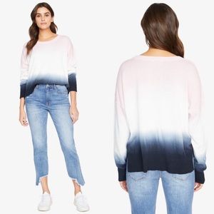 Nordstrom Sanctuary Pink Air Ombre Sunsetter Tie Dye Sweater Size 1X